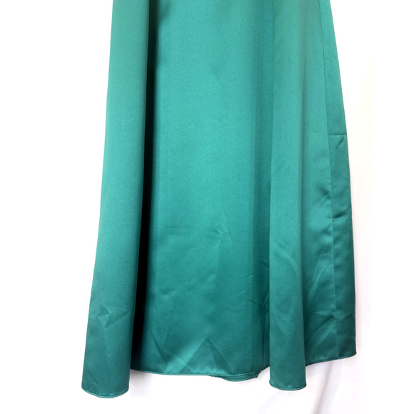 Vintage Scott McClintock Satin Formal Maxi Dress Size 6 Wedding Bridesmaid Event - Picture 4 of 14